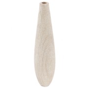 Cuenta de gota de madera grande para decorar con el soporte de madera Puca® Jerry - 40x10 mm