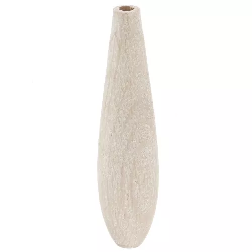 Cuenta de gota de madera grande para decorar con el soporte de madera Puca® Jerry - 40x10 mm