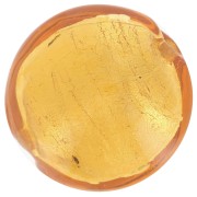 Bombeada Murano hoja de oro 16 mm Topaz x1|raw }}