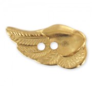 Botón ala CCB 28 mm dorado mate x1|raw }}