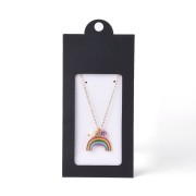 Cajita para detalles para joyas 13x6.5 cm - Negro- Blanco x1