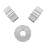 Cuenta arandela Heishi - disco plano 6x3 mm - Acero inoxidable 304 x1|raw }}