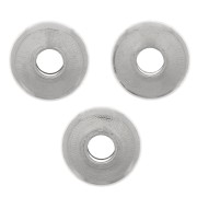 Cuenta arandela Heishi - disco plano 6x2 mm - Acero inoxidable 304 x15|raw }}