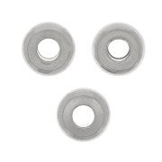Cuenta arandela Heishi - disco plano 4x2 mm - Acero inoxidable 304 x20|raw }}
