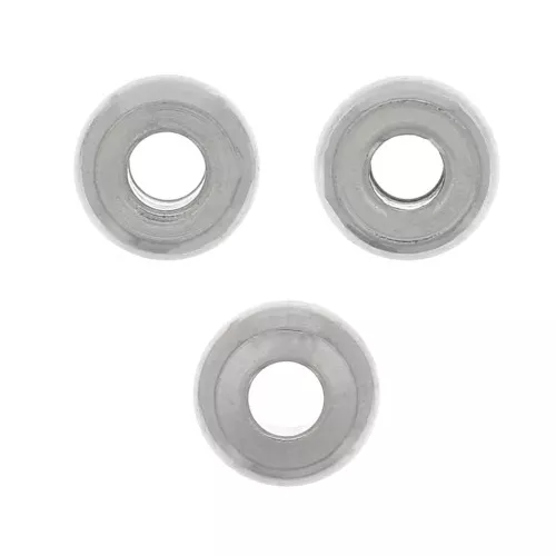 Cuenta arandela Heishi - disco plano 4x2 mm - Acero inoxidable 304 x20