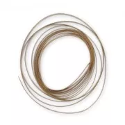 Hilo de Plata pura Bronce 4 mm x1m