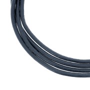 Cordón de cuero 3 mm Azul Noche x 1 m