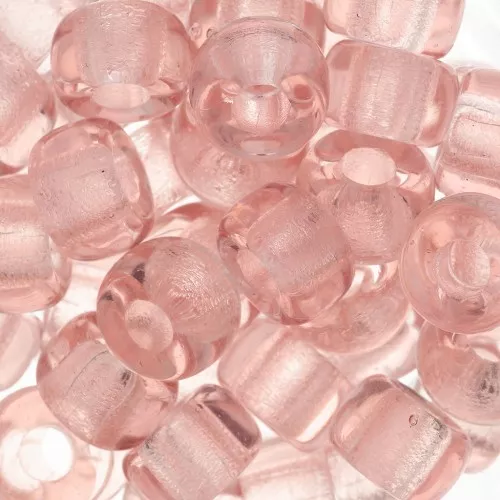 Cuentas con agujero grande - Pony Beads - 9 mm - Preciosa - Rosaline x15