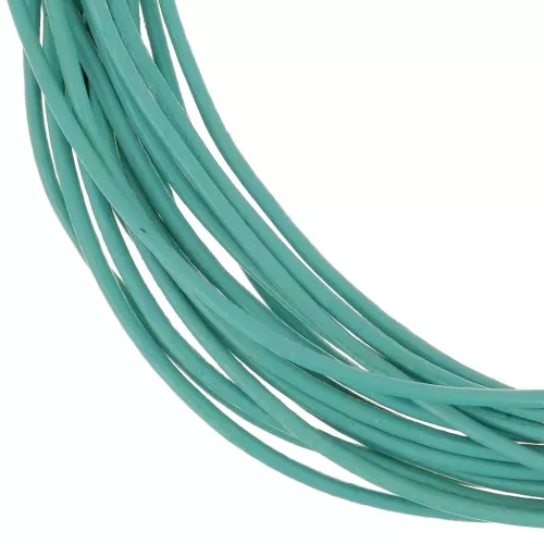 Cordón de cuero 1,5 mm Turquesa x 2 m