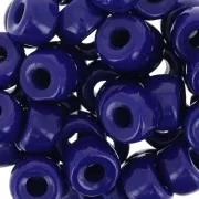Cuentas con agujero grande - Pony Beads - 9 mm - Preciosa - Azul cobalto x15