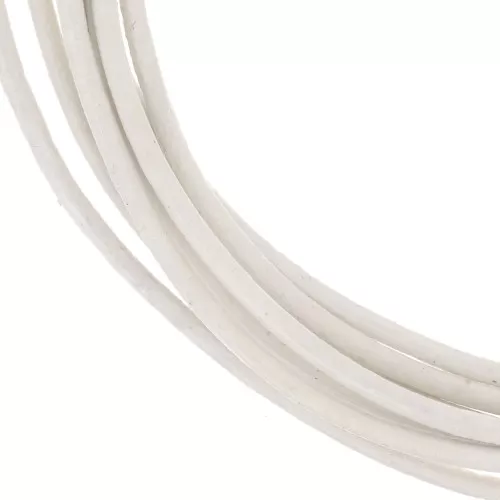 Cordón de cuero 1,5 mm Blanco x 2 m