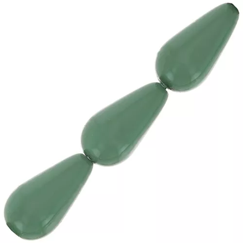 Preciosa Perla Pearshape Pearl 15x8 mm - Sage x5