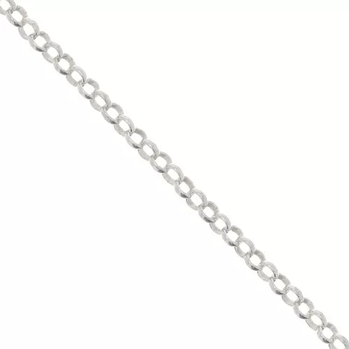 Cadena malla jaseron 2,1 mm Plata 925 x50cm