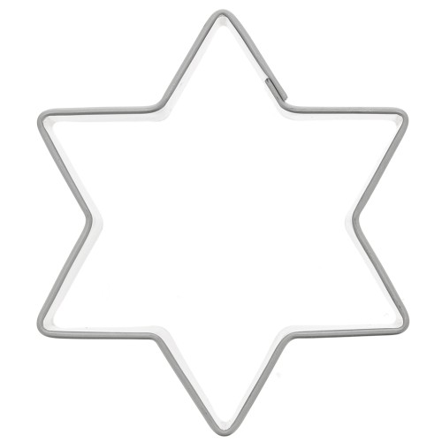 Sacabocados acero inoxidable para moldelado 49x43 mm - Estrella x1