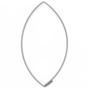 Sacabocados acero inoxidable para moldelado 46x25 mm - Navette x1