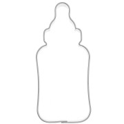 Sacabocados acero inoxidable para moldelado 70x31 mm - Biberón x1