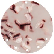 Colgante - candelabro 43mm de acetato Ecaille tortue Marrón claro- Blanco - Negro|raw }}