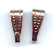 Enganches para colgante 11 mm cobrizo antiguo x5