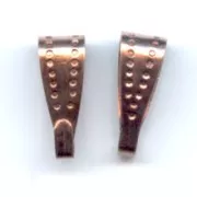 Enganches para colgante 11 mm cobrizo antiguo x5