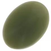 Cabuchón - Cabochon ovale en résine 18x13 mm - Kaki x1 Cabochon ovale en résine 18x13 mm - Kaki x1