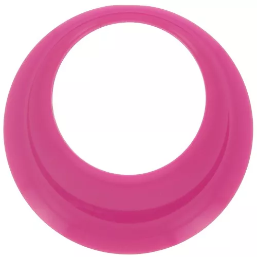 Colgante de resina calado opaco 44 mm - Rose fuchsia x1