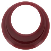 Colgante de resina calado opaco 44 mm - Bordeaux x1