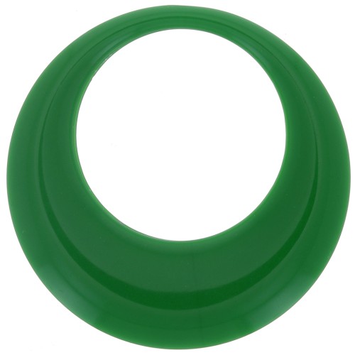 Colgante de resina calado opaco 44 mm - Verde sapin x1