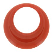 Colgante de resina calado opaco 34.5 mm - Terre cuite x1