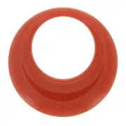 Colgante de resina calado opaco 34.5 mm - Terre cuite x1