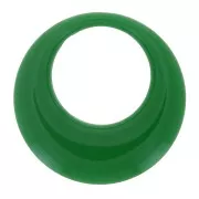 Colgante de resina calado opaco 34.5 mm - Verde sapin x1