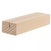 Soporte de madera - soporte para tarjeta de visita 10x3 cm - Natural x1