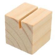 Soporte de madera - soporte para tarjeta de visita - 3 cm Natural x1
