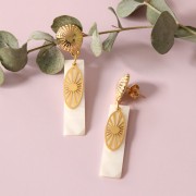 Colgante calado exclusividad Perles&Co 23x9 mm para cabujón 4 mm - Gold filled x1