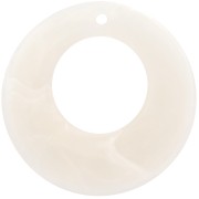 Colgante círculo calado de resina 38 mm - Crudo Marmoleado mat x1|raw }}