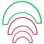 Sacabocados para modelar y arcilla polimérica - En semicírculo x3