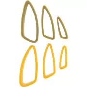 6 sacabocados para arcilla polimérica y modelado - Ludmila Bakulina efecto espejo