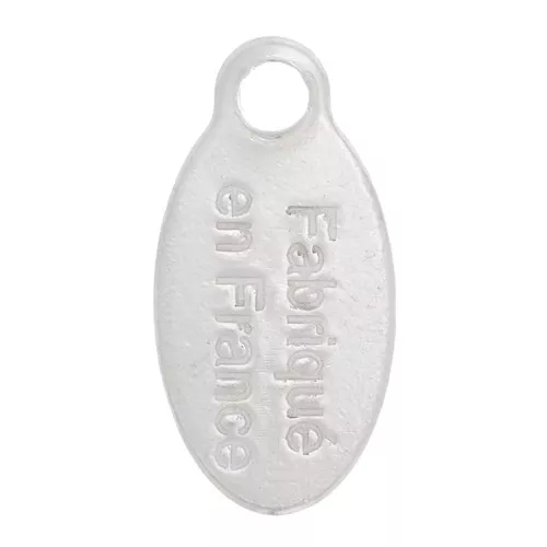 Colgantes gotas 10x5 mm - Fabriqué en France - Plata 925 x4