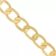 Cadena malla eslabones 7,9 mm dorado x50cm