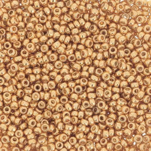 Rocalla Miyuki Duracoat 15/0 4203 - Galvanized Yellow Gold x8g