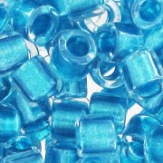 Miyuki Delica 8/0 DBL0905 - Spkl Blue Lined Crystal x8g|raw }}