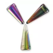 Spikes  7x17 mm Magic Violet Green x6