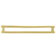 Separadores rectangulares para Miyuki Delica 27x4mm - Dorado fino x5|raw }}