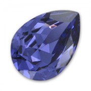 Cabuchón PureCrystal 4320 pera 14x10 mm Tanzanite|raw }}
