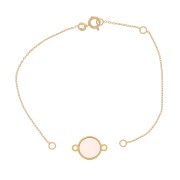 Forçat Mesh Bracelet 18 cm - 3 Microns Gold Plated x1