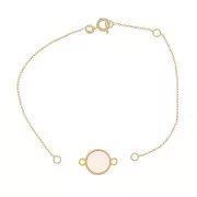 Forçat Mesh Bracelet 18 cm - 3 Microns Gold Plated x1