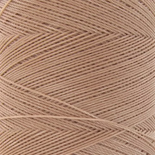 Bobina de hilo encerado Linhasita para micro macramé 0,35 mm - Canela (Palha) x448m
