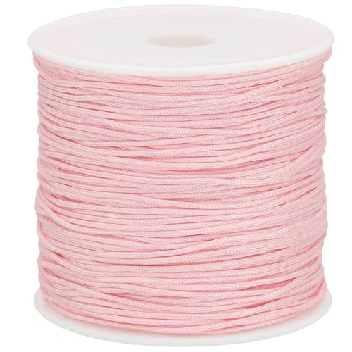 Hilo nilón trenzado 0.8 mm Light Rose x50 m