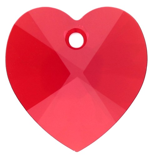 Corazón PureCrystal 6228 18x17.5 mm Light Siam x1