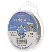 19 hilos redondos de 0,35 mm - Acero inoxidable x9,15 m|raw }}