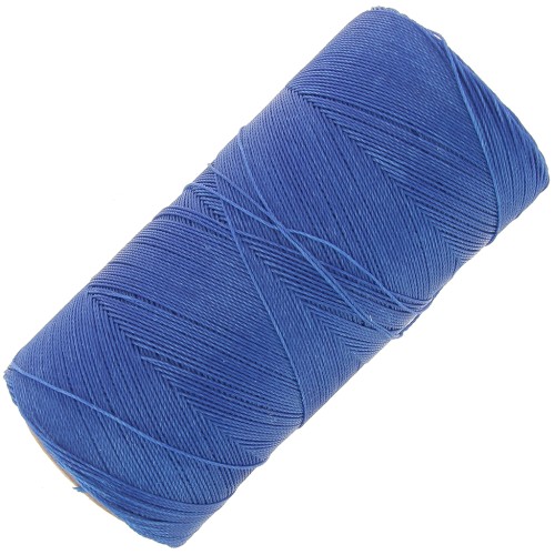 Bobina de hilo encerado Linhasita para micro macramé 0,35 mm - Azul (692) x448m